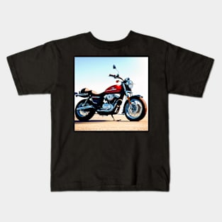 Vintage Motorcycle Desert Kids T-Shirt